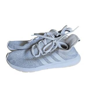 Adidas Women's Size 7 Gray White Cloudfoam Sneakers